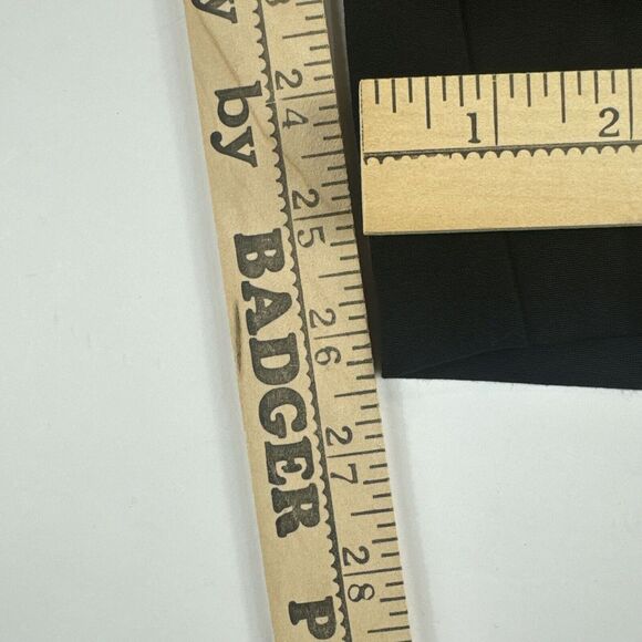 Avenue Pull On‎ Straight Leg Dress Pants Womens 18P Black Tummy Control Stretch - Picture 8 of 11